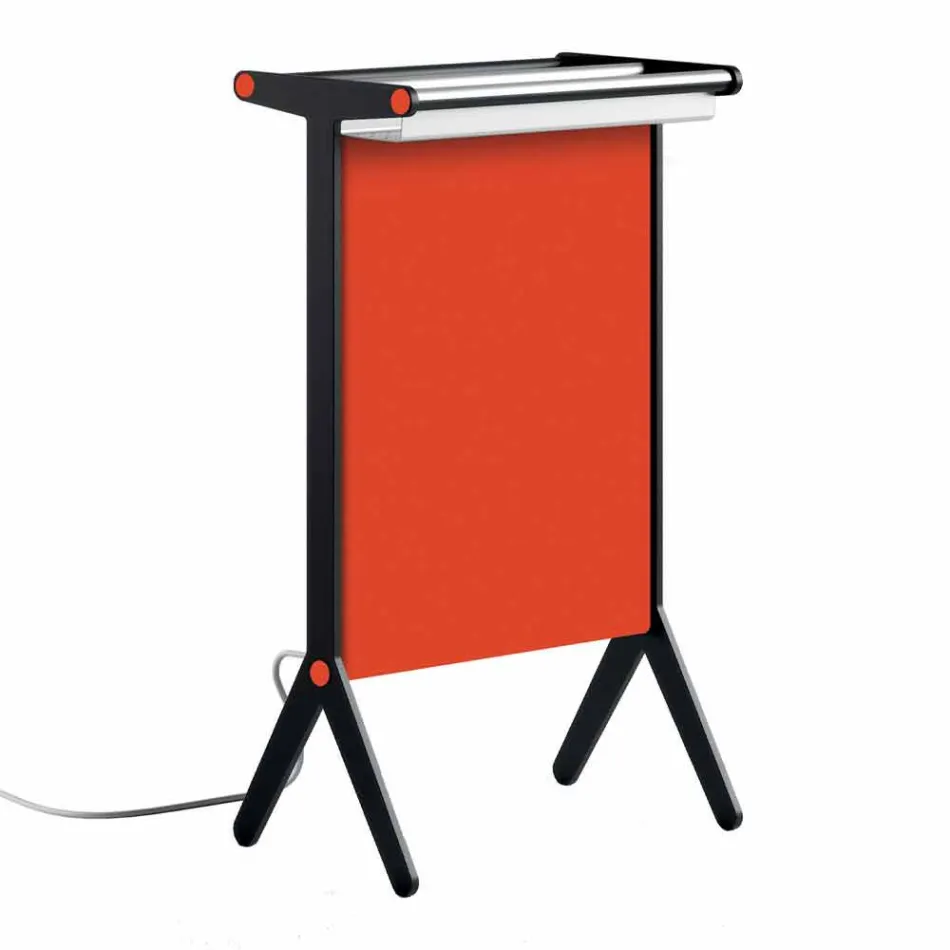 Placa Radiante em Alumínio e Elétrico e Tecido Colorido Design 150 W - Sam Viadurini