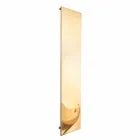 Placa radiante vertical em ouro moderno design fino até 595 W - gelo Viadurini