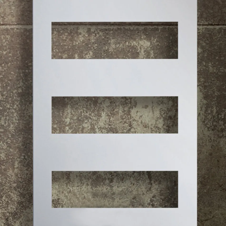 Placa de aquecimento mista de aço carbono fabricada na Itália - cristalizada Viadurini