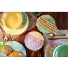 Pratos Coloridos em Porcelana e Porcelana Mesa de Serviço de 18 Peças - Ipanema Viadurini
