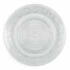 Placas de vidro transparentes com decoração clássica luxuosa 18 peças - Palazzo Viadurini