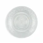 Placas de vidro transparentes com decoração clássica luxuosa 18 peças - Palazzo Viadurini