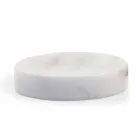 Saboneteira de mármore branco de Carrara fabricada na Itália - Sismo Viadurini