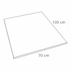 Base de chuveiro 100x70 Design moderno em branco ou cinza - efeito cupio concreto Viadurini