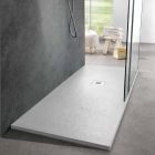 Base para ducha de resina branca com efeito de ardósia 170x70 Design moderno - Sommo Viadurini