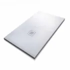 Base de chuveiro retangular 140x90 em acabamento com efeito resina de pedra - Domio Viadurini