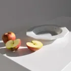 Prato de sopa em mármore acetinado fabricado na Itália - Yutaro Viadurini