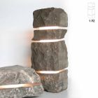 Pedra de mármore brilhante da Fior di Pesco Carnico com 3 cortes em Stonehenge Viadurini