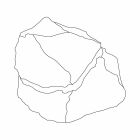 Pedra de led no Pico Carnico Fior di Sidelong, peça única Viadurini