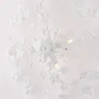 Luminária de teto com 6 lâmpadas em metal e cristal para interiores com estilo sofisticado – Orchidea Viadurini