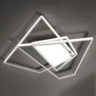 Candeeiro de parede LED regulável em ouro ou metal prateado - galáctico Viadurini