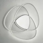 Luminária de teto Luminária de parede LED em ouro ou prata com acabamento metálico - Rosella Viadurini