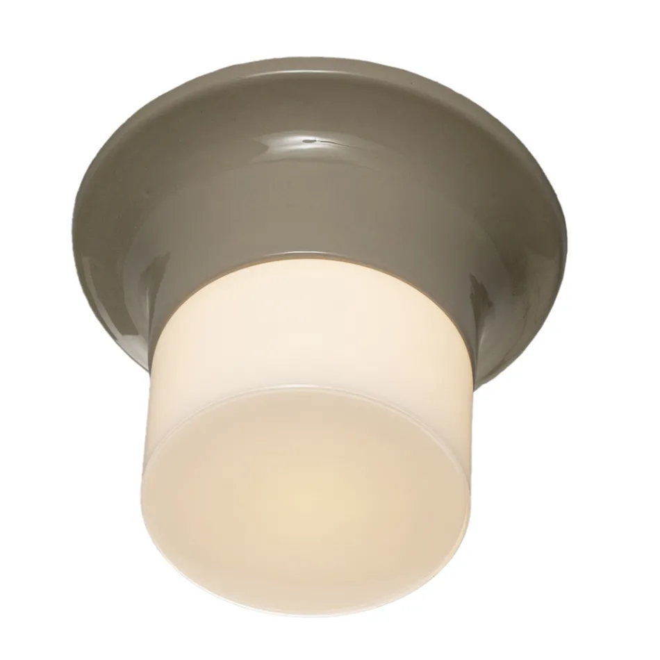 Candeeiro de teto de exterior feito à mão em majólica Made in Italy - Toscot Swinger Viadurini