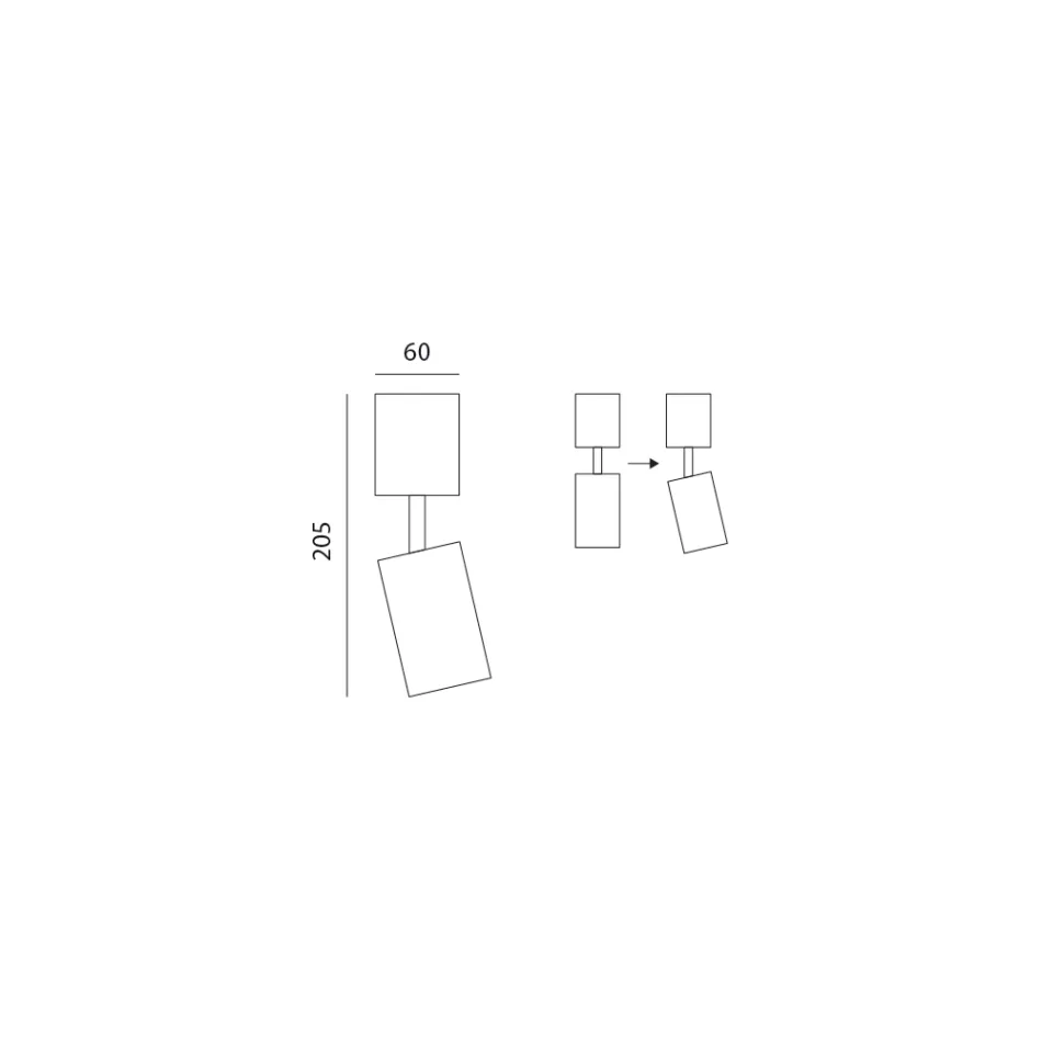 Candeeiro de tecto Artisan em Cerâmica e Metal Made in Italy - Toscot Match Viadurini