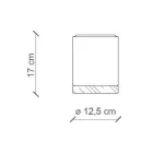 Candeeiro de tecto em madeira e cerâmica artesanal de estilo nórdico - Nateca Viadurini