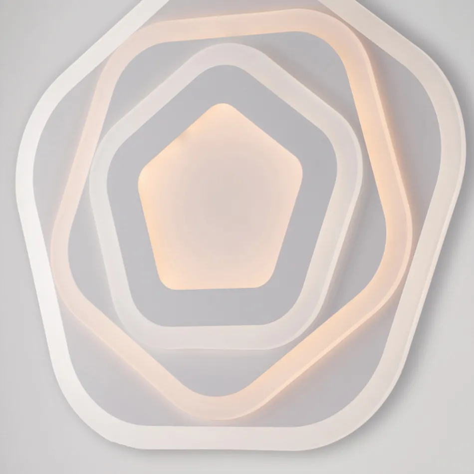 Luminária de teto LED branca para iluminação interna - Vega Viadurini