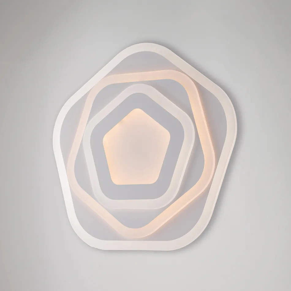 Luminária de teto LED branca para iluminação interna - Vega Viadurini