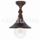 Luminária de teto de jardim em alumínio fundido feito na Itália, Anusca Viadurini