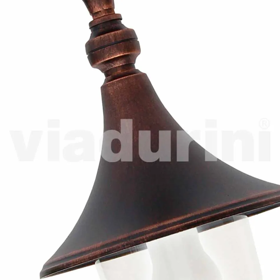 Luminária de teto de jardim em alumínio fundido feito na Itália, Anusca Viadurini