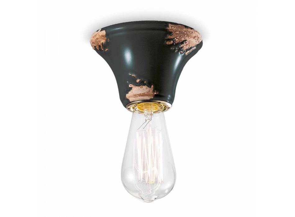 Teto lâmpada do teto holofote urbano estilo vintage Diane Ferroluce Viadurini
