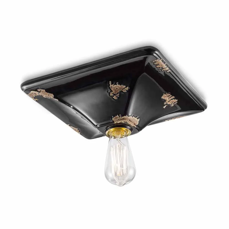 Estilo de fixação de teto estilo retro cerâmica Karen Ferroluce Viadurini