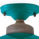 Luminária de teto Design de cerâmica e latão teto Cecilia Viadurini