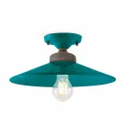 Luminária de teto Design de cerâmica e latão teto Cecilia Viadurini