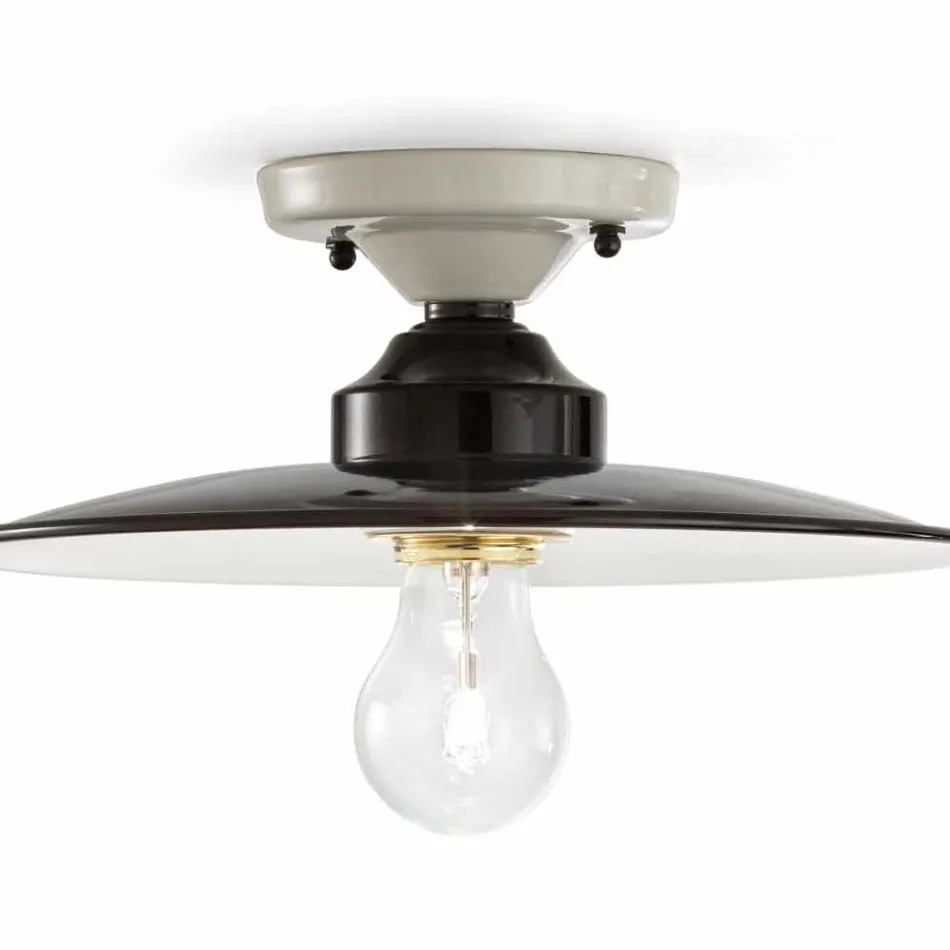 designer de luz de teto polido cerâmica Jane Ferroluce Viadurini