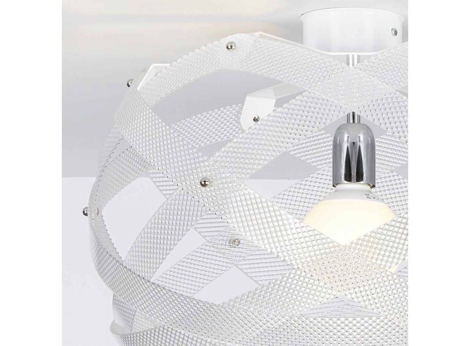 Luminária de teto com design moderno em metacrilato espectral, diam.40 cm, Vanna Viadurini