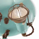 projeto lâmpada do teto com três holofotes estilo industrial Allison Ferroluce Viadurini