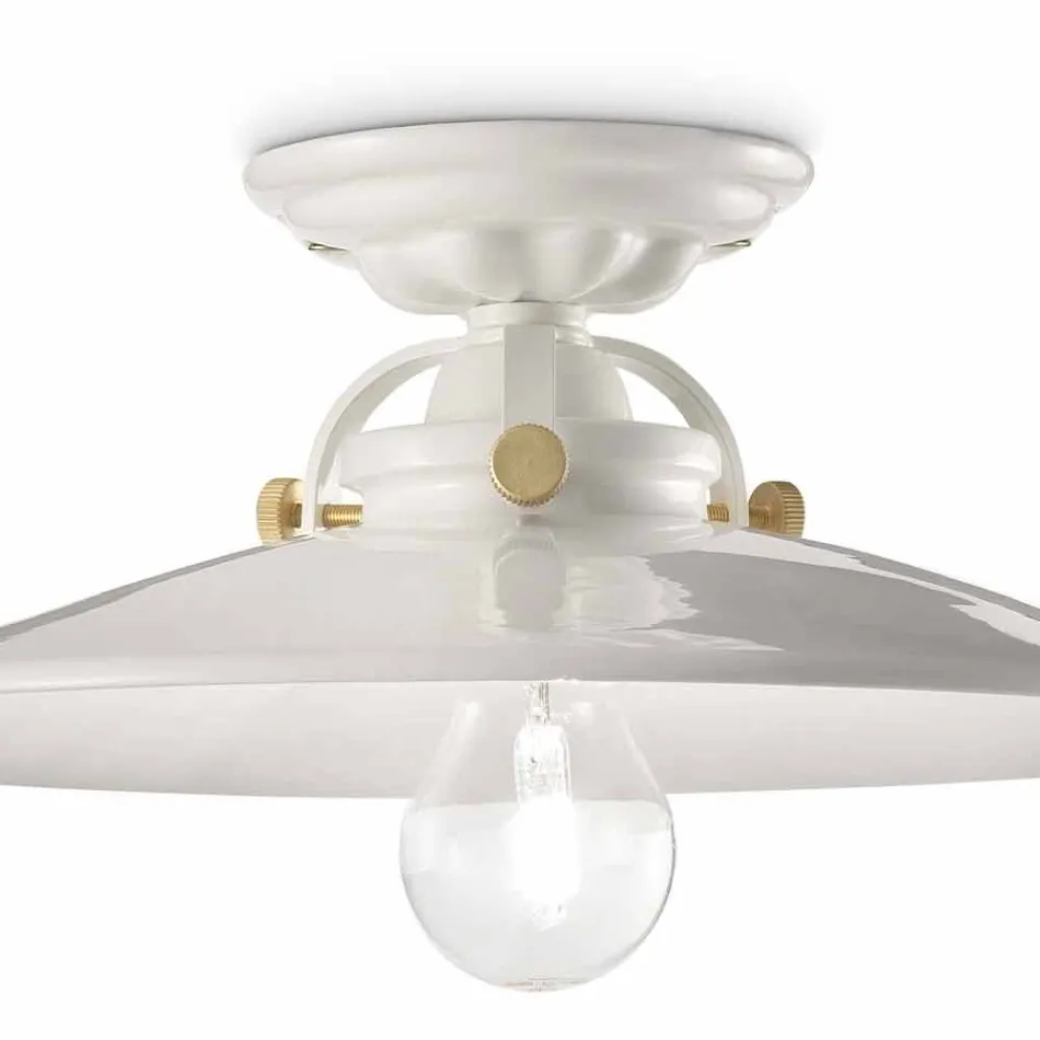 projeto de teto de cerâmica e parafusos de ouro Louise Ferroluce Viadurini