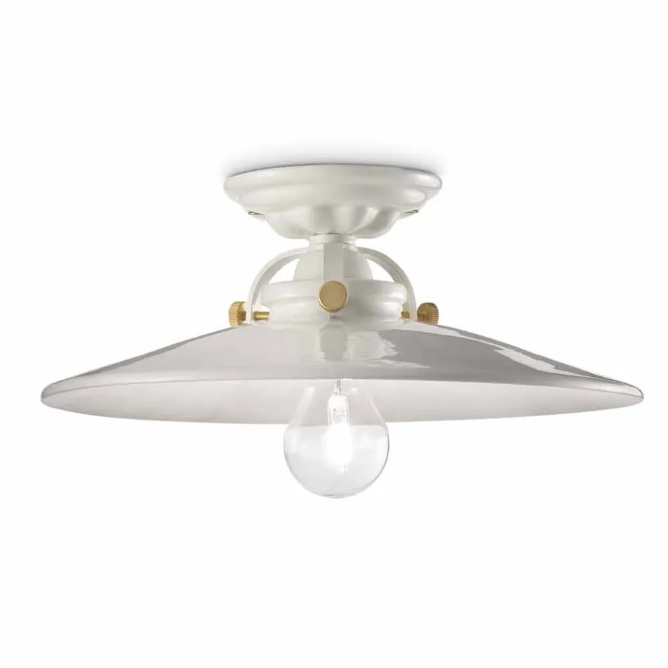 projeto de teto de cerâmica e parafusos de ouro Louise Ferroluce Viadurini