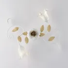 Luminária de teto em ferro laqueado cor marfim, fabricada na Itália, para decoração de interiores - Marrakech Viadurini