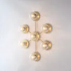 Luminária de teto de ferro fabricada na Itália para decoração de interiores - Como Viadurini