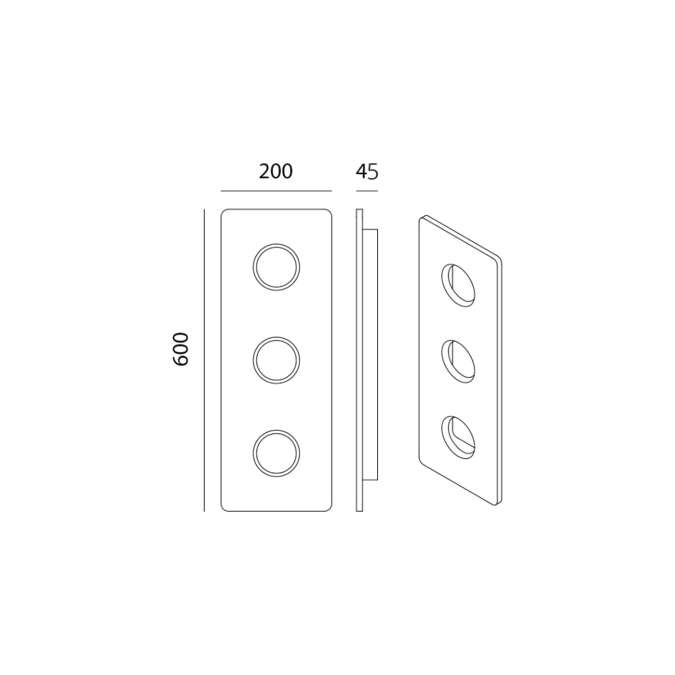 Lâmpada do teto em majólica toscana feita à mão na Itália - Toscot Vivaldi Viadurini