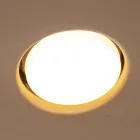 Lâmpada do teto em majólica toscana feita à mão na Itália - Toscot Vivaldi Viadurini