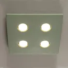 Lâmpada de teto majólica toscana vitrificada feita na Itália - Toscot Vivaldi Viadurini