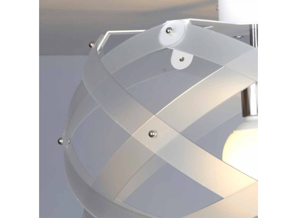 Luminária de teto em metacrilato desgin moderno Vanna, diâmetro de 40 cm Viadurini
