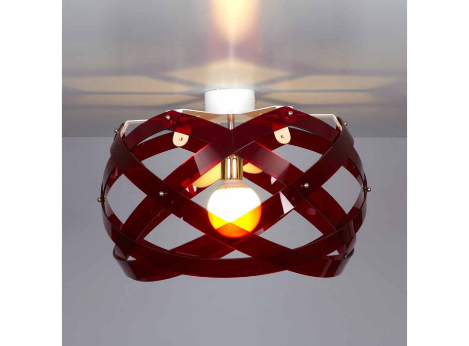Luminária de teto em metacrilato desgin moderno Vanna, diâmetro de 40 cm Viadurini