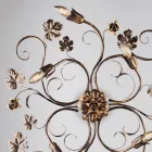 Luminária de teto LED cromada de fabricação italiana para espaços modernos – Fiore Viadurini