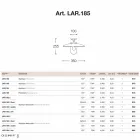 Luminária de teto em latão, cobre e vidro Nabucco Aldo Bernardi Viadurini