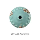 Lâmpada de teto industrial 3 focos em ferro e cerâmica artesanal - loft Viadurini