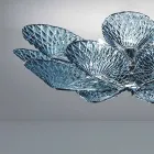 Candeeiro de tecto de vidro veneziano moderno feito à mão na Itália - Minos Viadurini