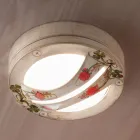 Lâmpada de teto ou parede para exterior em alumínio pintado à mão - Brindisi Viadurini