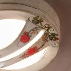 Lâmpada de teto ou parede para exterior em alumínio pintado à mão - Brindisi Viadurini