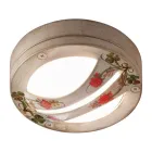 Lâmpada de teto ou parede para exterior em alumínio pintado à mão - Brindisi Viadurini