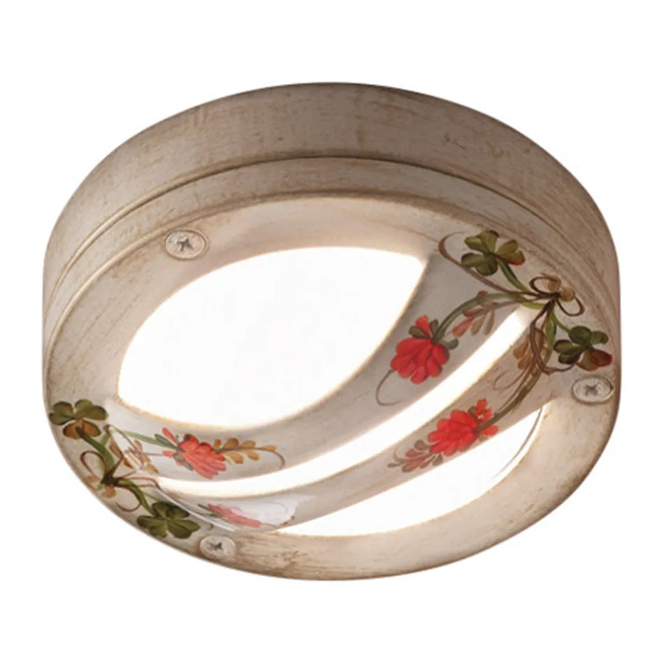 Lâmpada de teto ou parede para exterior em alumínio pintado à mão - Brindisi Viadurini