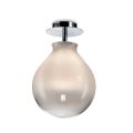 Luminária de teto pequena em diversos acabamentos de vidro veneziano, fabricada na Itália - Irid