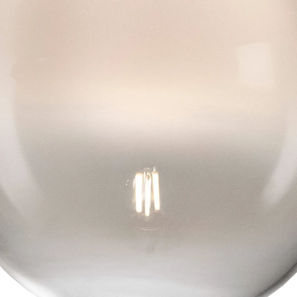 Luminária de teto pequena em diversos acabamentos de vidro veneziano, fabricada na Itália - Irid Viadurini
