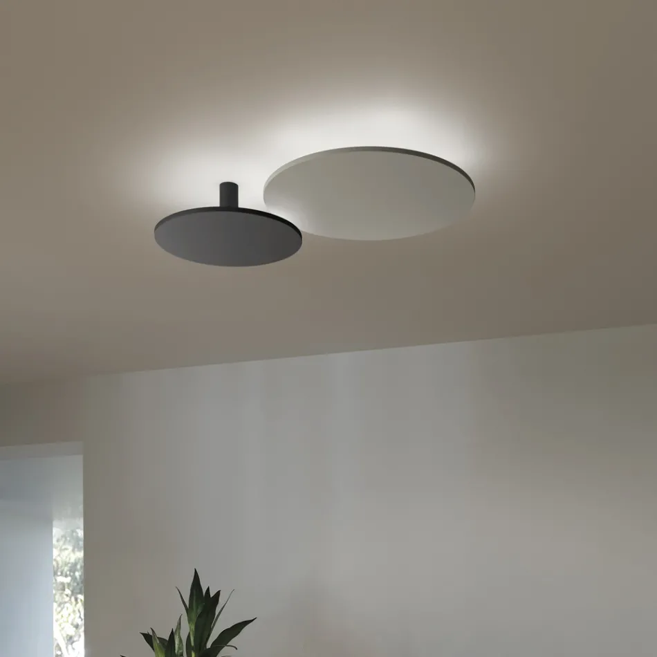 Luminária de Teto em Metal em Diversos Acabamentos e Tamanhos - Lumi Viadurini